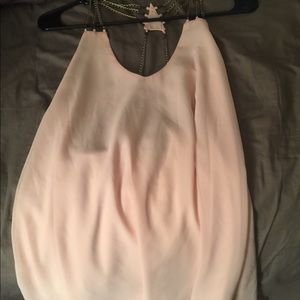 Rose quartz colored top